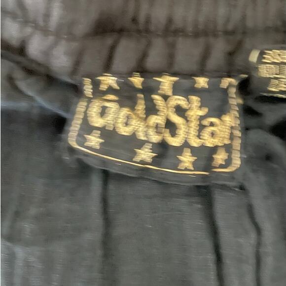 GoldStar Women Maxi Skirt Black Chiffon Overlay Adjustable Whimsigoth Fairy Y2K - Picture 2 of 13